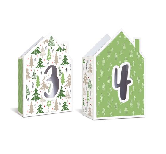 Papier cartonné à motifs « Arbres de Noël »