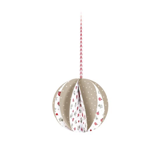 Motif photo cardboard "Christmas Balls"