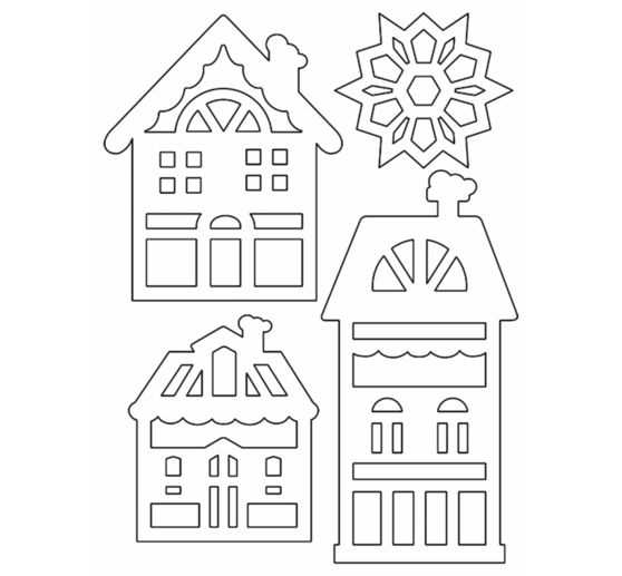 Décorations de fenêtre « Hiver »
