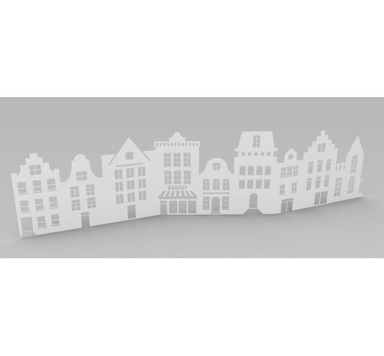 Silhouette en papier VBS « Maisons »