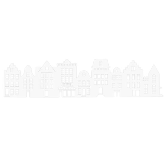 Silhouette en papier VBS « Maisons »