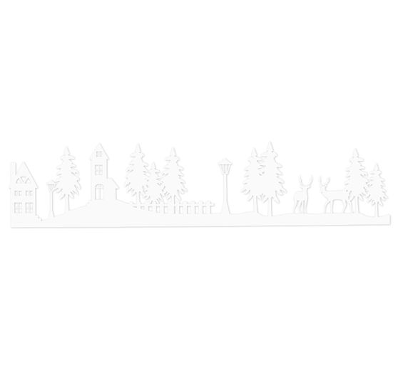 Silhouette en papier VBS « Paysage hivernal »