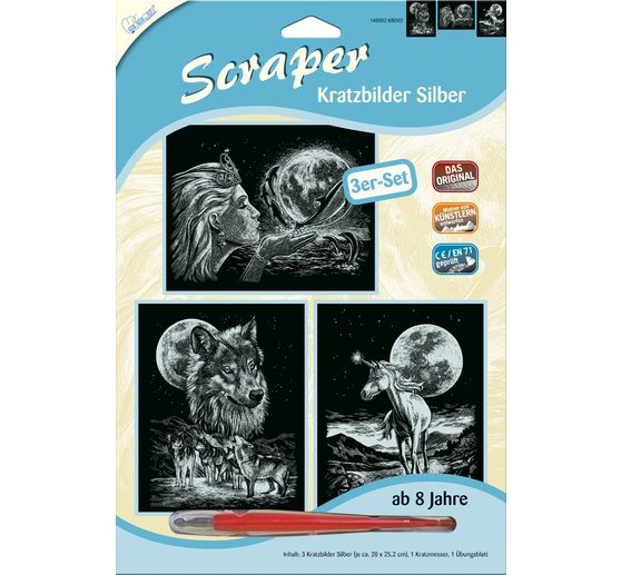 Scratch paintings "Moonlight"