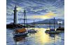 Peinture au numéro « Port au lever du soleil »