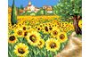 Painting by numbers "Sunflowers"