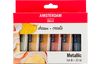 Talens AMSTERDAM acrylic paint set "Metallic"