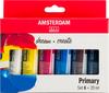 Set de peintures acryliques Talens AMSTERDAM « Primaire », 6 x 20 ml 