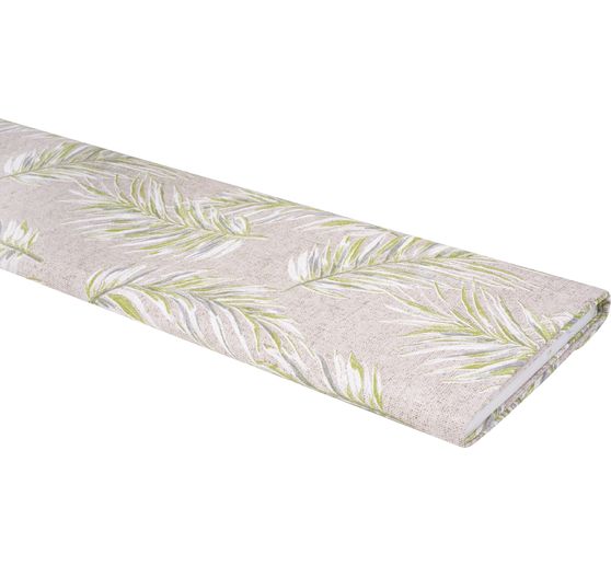 Tissu imprimé aspect lin au mètre « Oasis »