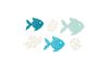 Assortiment de pièces en feutrine « Poissons »