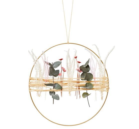Anneau en métal « Cercle », Doré