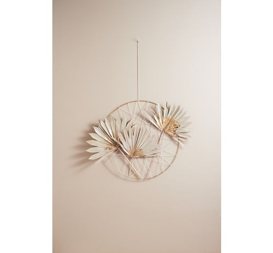 Anneau en métal « Cercle », Doré