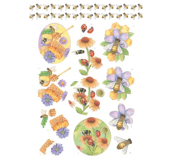 Livret de motifs 3D pré-estampés « Spring Animals »