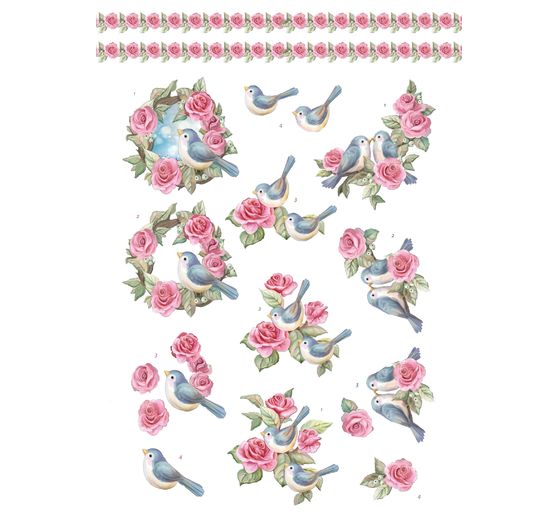 Livret de motifs 3D pré-estampés « Spring Animals »