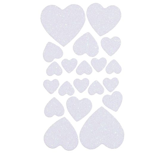Stickers en caoutchouc mousse « Cœurs »