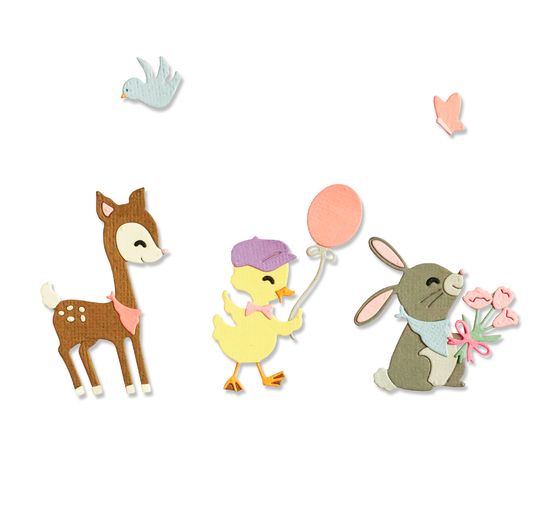 Gabarit d’estampe Sizzix Thinlits « Baby Animals »