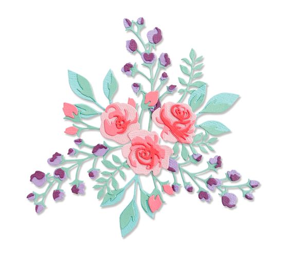 Gabarit d’estampe Sizzix Thinlits « Floral Layers 2 »