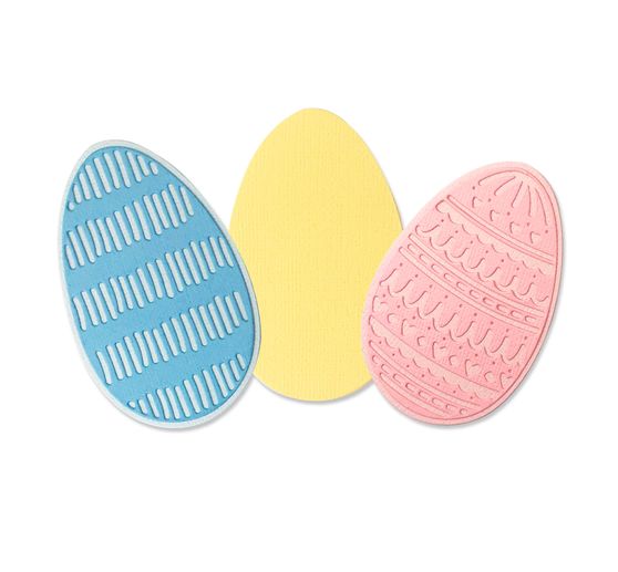 Gabarit d’estampe Sizzix Thinlits « Decorative Eggs »