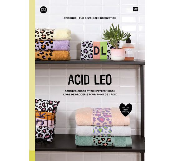 Livre de broderie Rico Design n° 173 Acid Leo