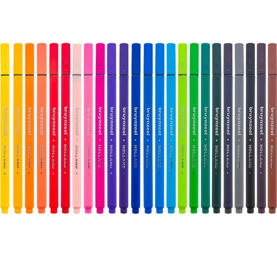 Ensemble Bruynzeel fineliner-24 couleurs