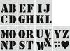 Set de pochoirs « Lettres XL »