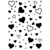 Clear Stamps "Hearts Background", 1 part