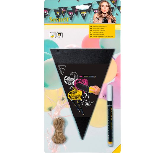 Chalkboard "Flag", 14 pcs.