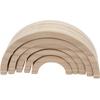 Arc-en-ciel en bois