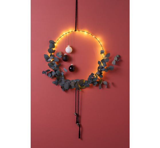 Anneau en métal « Cercle », Noir