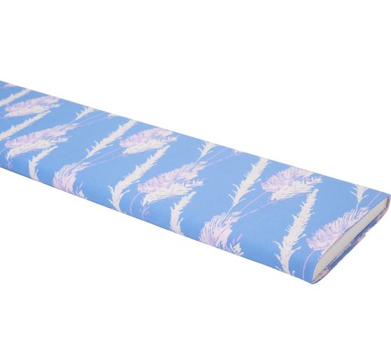 Tissu coton au mètre « Herbe de la pampa »