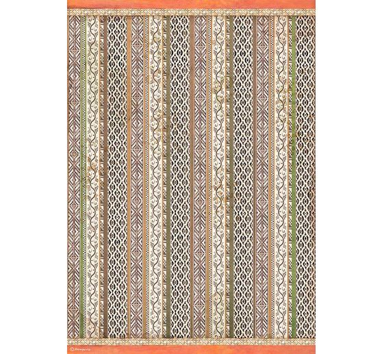 Soie de paille à motifs « Motifs tribaux »