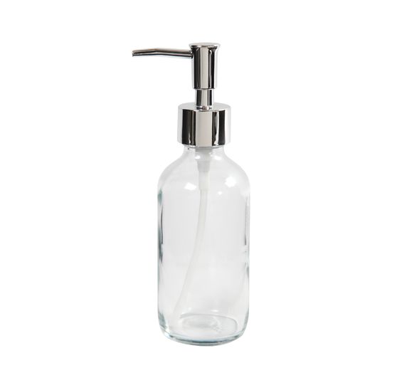 Distributeur de savon en verre transparent