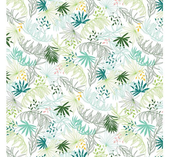 Folding sheets "Jungle Green" 15 x 15 cm, assorted, 60 sheets