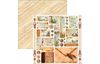 Papier scrapbooking « delta », 12 feuilles, 30,5 x 30,5 cm