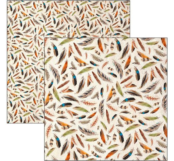 Papier scrapbooking « delta », 12 feuilles, 30,5 x 30,5 cm