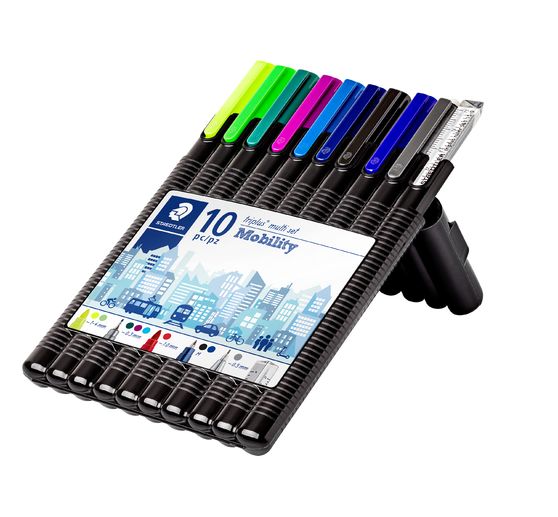Parure de stylos triplus STAEDTLER « to go »
