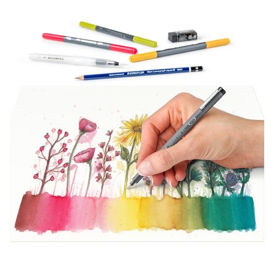 Set aquarelle STAEDTLER « Fleurs »