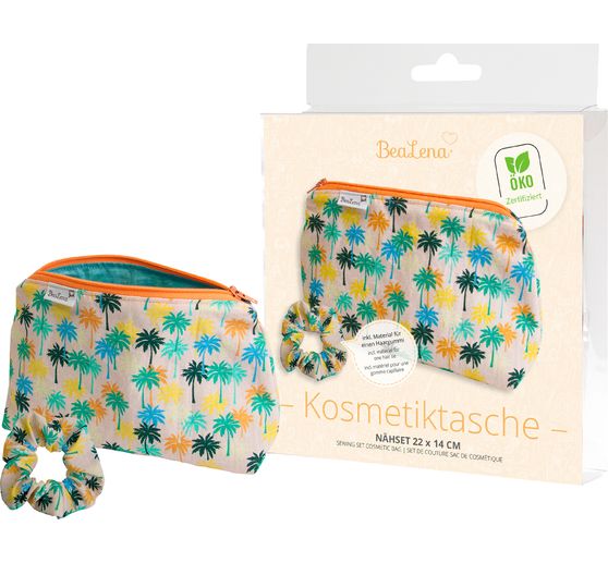 Kit de couture BeaLena « Trousse de toilette et chouchou pour les cheveux »