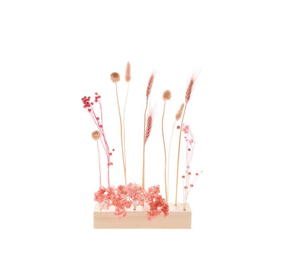 Support en bois pour fleurs séchées Rico Design, 21 x 4 x 5 cm