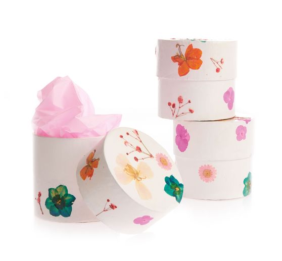 Set fleurs pressées Rico Design « Orange Turquoise »