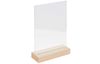 Support en bois à double vitre acrylique Rico Design, 10 x 15 cm