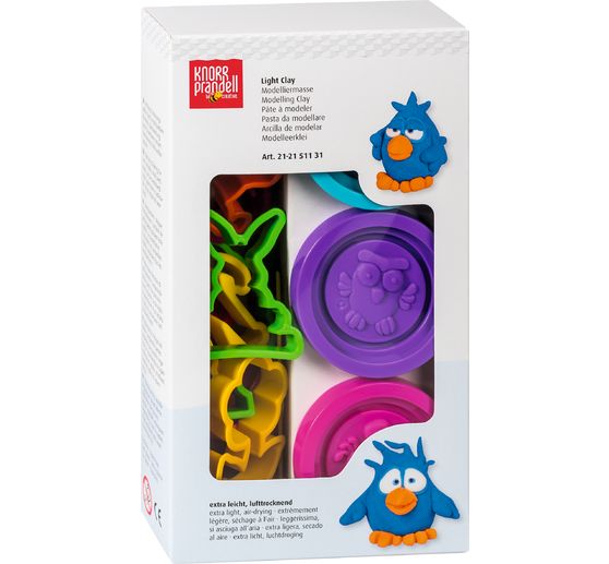 Set créatif pâtes à modeler « Light Clay »