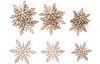 Pièces à disperser flocons de neige « Kivik », 12 pc., Ø 3,5 / 4 / 4,5 cm