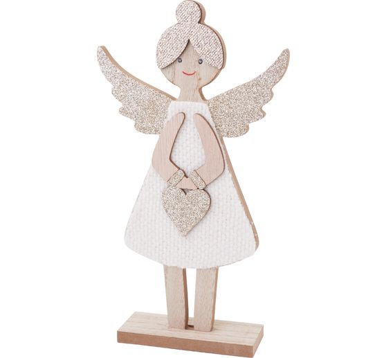 Décoration à poser ange « Eliza », env. 13,5 x 24 cm