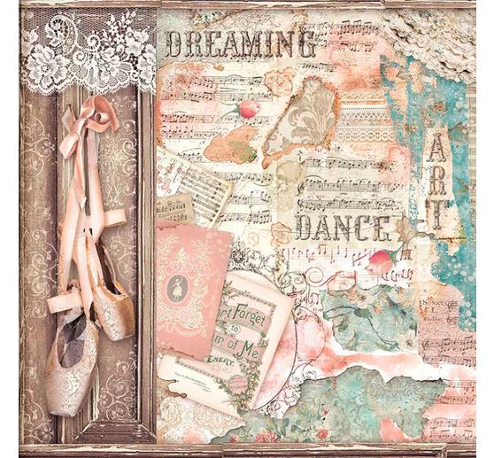 Bloc de papier scrapbooking « Passion »