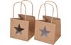 VBS kraft paper bag star, 2 pieces