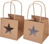 VBS kraft paper bag star, 2 pieces