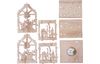 Kit de construction maison lumineuse VBS « Elans », éclairage inclus, 7 parties