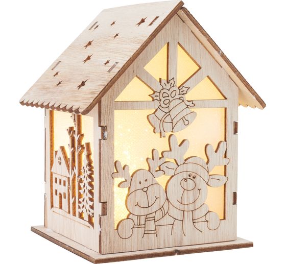Kit de construction maison lumineuse VBS « Elans », éclairage inclus, 7 parties
