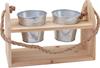 Suspension pour plante à 2 pots VBS
