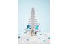 VBS plug motif "Snowmen with fir tree